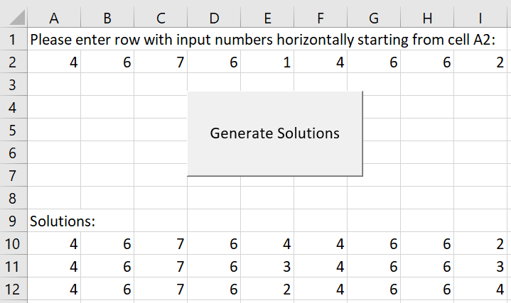 Combinations Which Increase Average VBA 